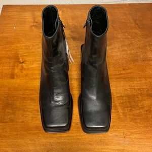 Zara Square Toe Boots - brand new